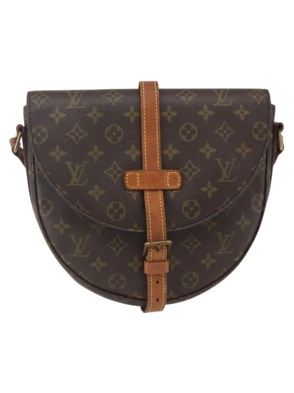Authentic LOUIS VUITTON Monogram Chantilly GM Shoulder Bag M51232 LV